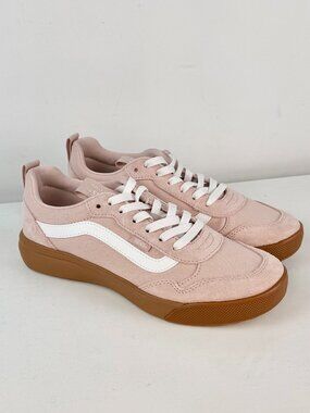 Women's 10 - Vans Range EXP Lace Up Sepia Rose Skater Sneaker - 500264
